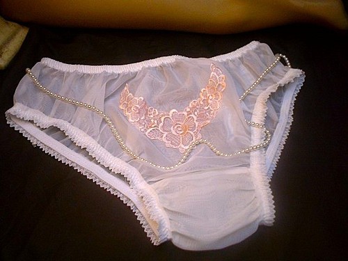 Sissy white nylon - white,