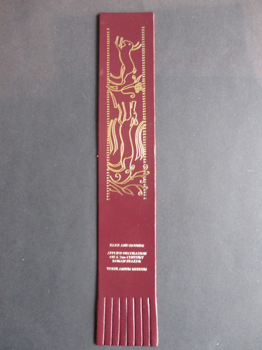 Leather bookmark albans - leather,