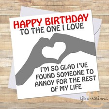 Funny BIRTHDAY Card Boyfriend