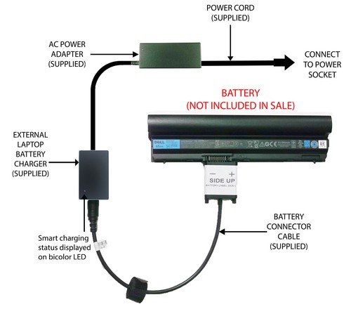External laptop battery - external,