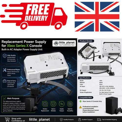 Replacement power supply for - replacement,