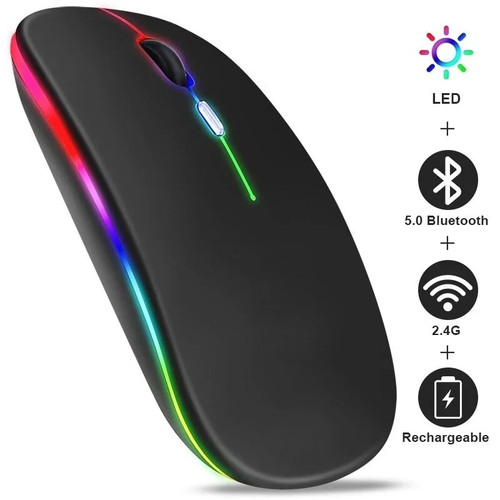 Rgb led wireless mouse - rgb,