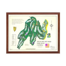 Old Map of Spyglass Hill Golf