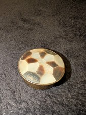 Pill box ~ Brass with Mother