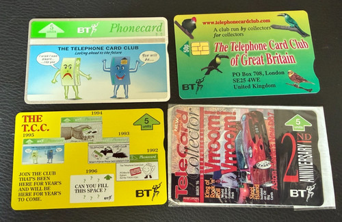 Phonecards 4 x - -,