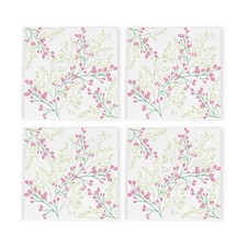 Pink Floral Ceramic Drinks