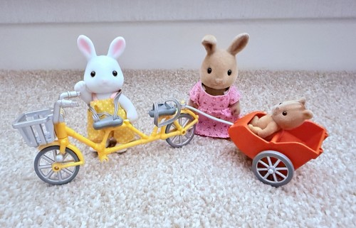 Sylvanian families tandem - families, bike