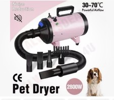 3800W Pet Hair Dryer for Dog and Cat Fur Heater Quiet Grooming Blaster