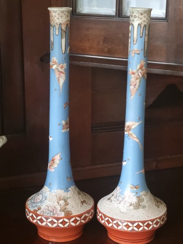 Pair tall satsuma - pair,