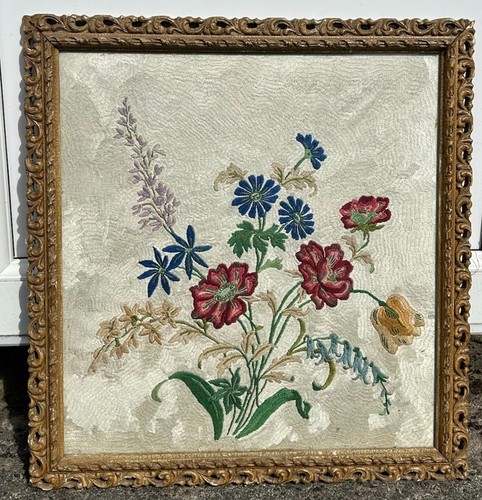 Original vintage framed floral - framed,
