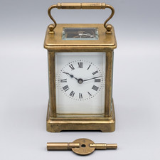 Vintage Brass Carriage  Clock
