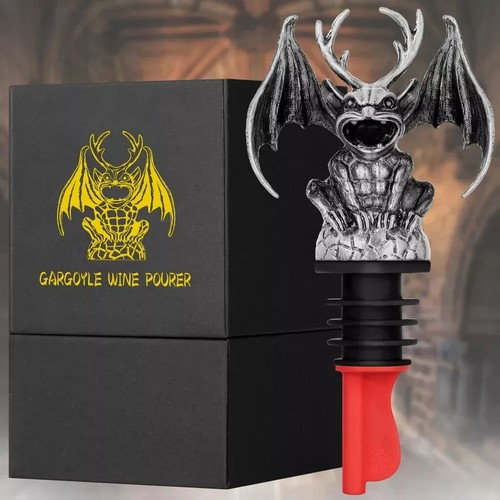 Gargoyle wine pourer bottle - gargoyle,