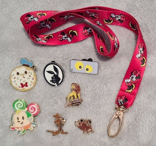 Minnie mouse red lanyard 7 - lanyard,