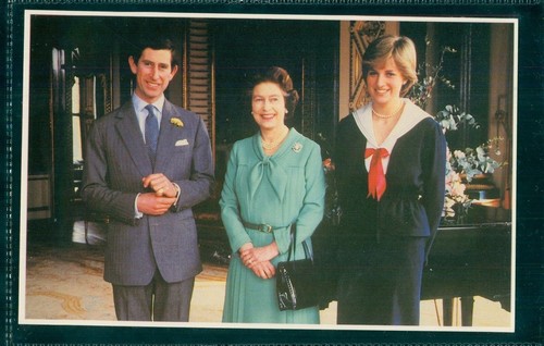 Royalty postcard charles and - -,