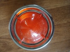 Lucas L539 Amber Lens & Chrome surround Austin A40, A50, A55,  A90 NOS