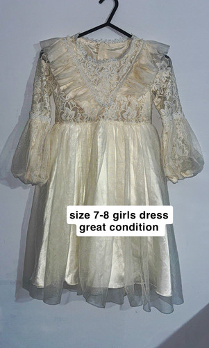 Size years girls ivory - 7-8,