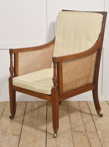 Regency mahogany bergère - regency,