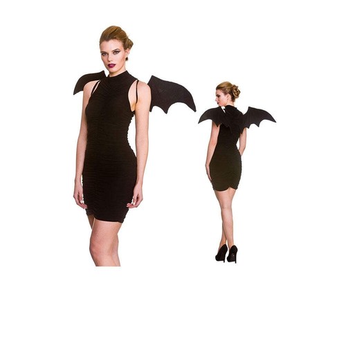 Black bat wings - black, girl