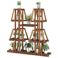 Tall plant stand with - plant, 5