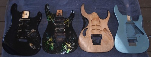 Guitar body lot 4 - of,