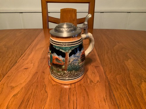 German beer stien mug 6 - beer,