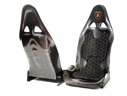 Carbon fibre bucket seats - carbon,
