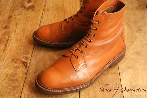Tricker tan brown - brown, leather
