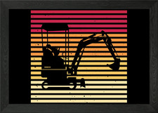Retro Excavator Operator