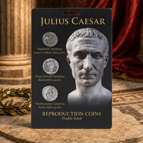 Julius caesar roman coin - 3,