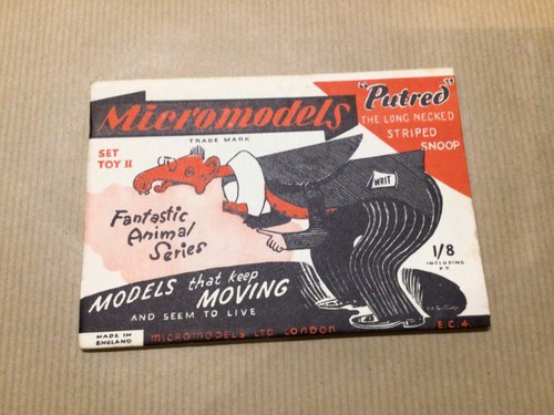 Micromodels original 1950 - micromodels,