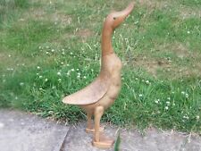 Large Wooden Duck with web