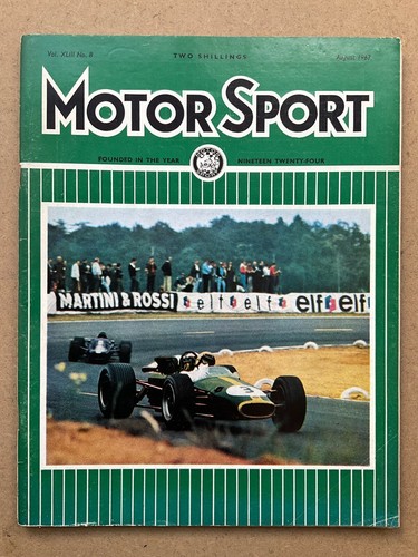 Motor sport magazine august - sport,