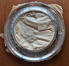 Renault R16 Wheel Trim Set x 4 – 14” NOS Anodised Aluminium – Made in England.