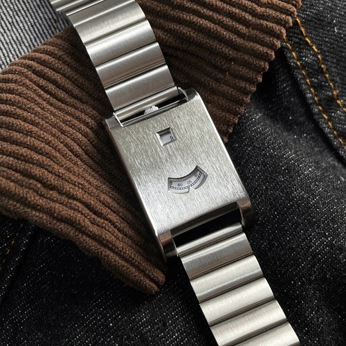 Stainless steel square - square, watch