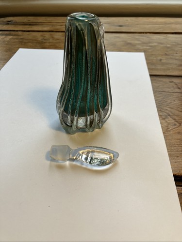 Hand blown perfume bottle - hand, with