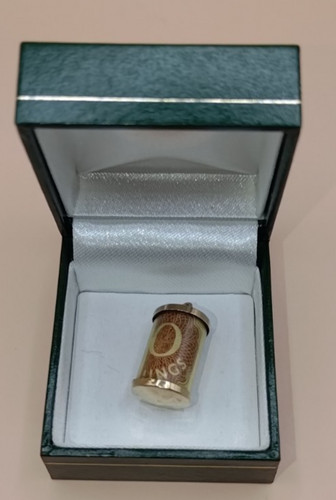 Vintage 9ct gold ten shilling - 9ct,