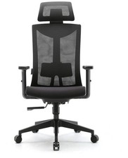 Umi Ergonomic Office Chair – Mesh, Headrest, Lumbar, 360° Swivel (Black) ⭐⭐⭐⭐⭐