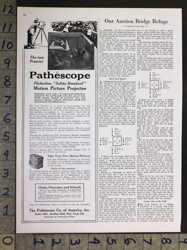 1919 premier pathescope - pathescope, camera