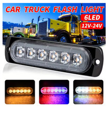 6 LED Car Strobe Grille Lights