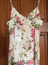 Zara Flowery Midi Dress Size M