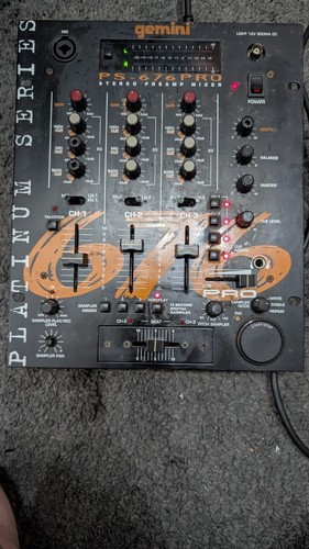 Gemini 676 pro mixer - ps-676, dj