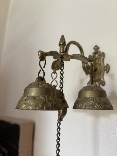 Vintage brass shopkeeper - vintage, entry