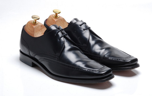 Loake black shine derby - loake,