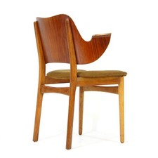 Retro Vintage Danish Hans Olsen Teak Desk Office Side Chair Armchair 60s 70s Oak