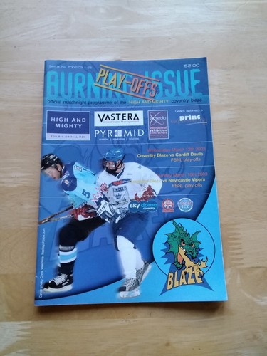 2002 coventry blaze v - 2002/3,