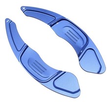 VW Aluminium Metal Blue Paddle