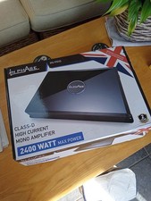 In Phase IPA9701D 4,2,1 Ohm Stable 2400 Watts Monoblock with Subsonic Filter