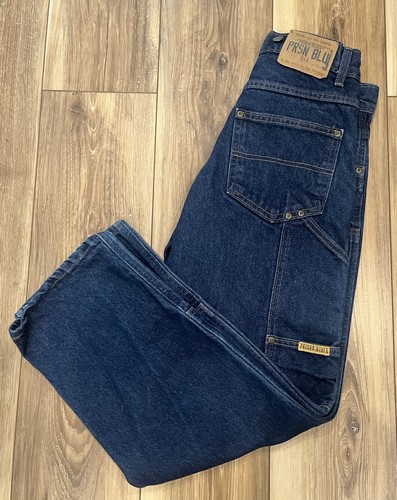 Vintage prison blue jeans - vintage, mens