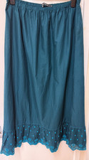 gudrun sjoden teal petticoat L New