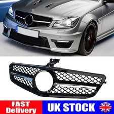 FRONT BUMPER GRILL GRILLE FOR 2008-2014 MERCEDES C CLASS W204 C204 S204 CHROME